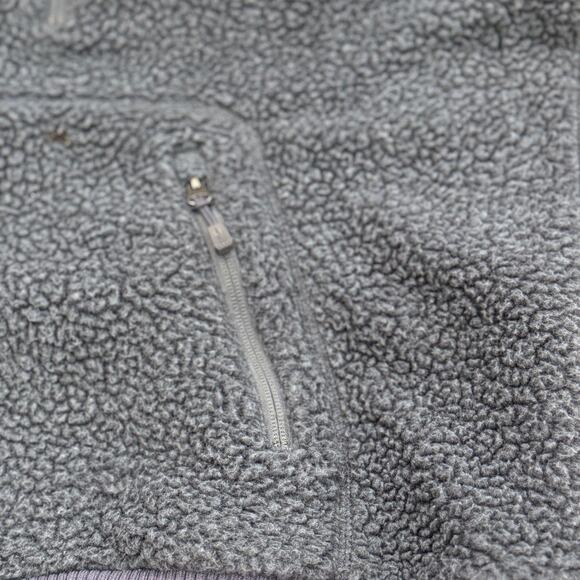 Carhartt Jacket Mens XL Relaxed Fit Gray Sherpa Fleece Zip Pockets EUC - Picture 8 of 9